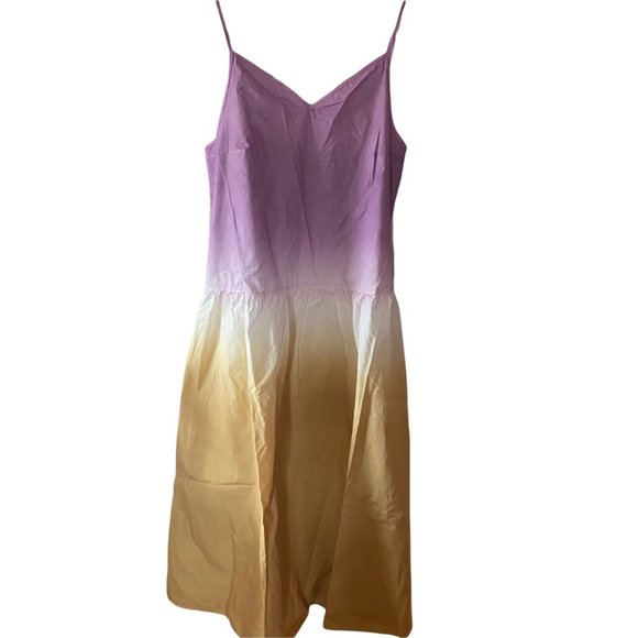 Allsaints Caro Dipdye Midi Dress 10 NWT - Picture 3 of 8